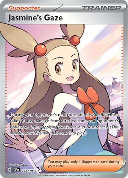 Jasmine's Gaze - 233/191 - SV08 Surging Sparks - Holofoil - Near Mint (NM)