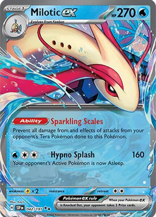 Milotic ex - 042/191 - SV08 Surging Sparks - Holofoil - Near Mint (NM)