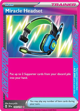 Miracle Headset - SV08 Surging Sparks - Holofoil - Near Mint (NM)