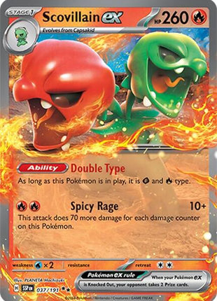 Scovillain ex - 037/191 - SV08 Surging Sparks - Holofoil - Near Mint (NM)