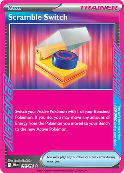 Scramble Switch - SV08 Surging Sparks - Holofoil - Near Mint (NM)