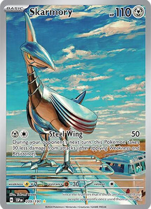 Skarmory - 209/191 - SV08 Surging Sparks - Holofoil - Lightly Played (LP)