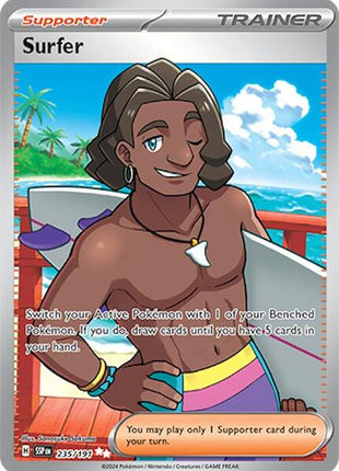 Surfer - 235/191 - SV08 Surging Sparks - Holofoil - Near Mint (NM)