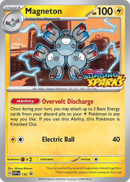 Magneton - 153 - SV Scarlet and Violet Promo Cards - Holofoil - Near Mint (NM)