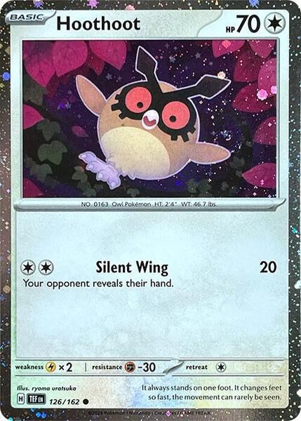 Hoothoot - 126 (Cosmos Holo) - SV Scarlet and Violet Promo Cards - Holofoil - Near Mint (NM)