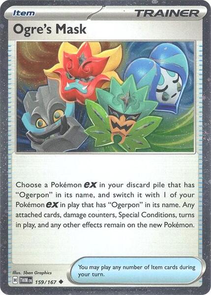 Ogre's Mask - 159/167 (Cosmos Holo) - Miscellaneous Cards and Products - Holofoil - Near Mint (NM)