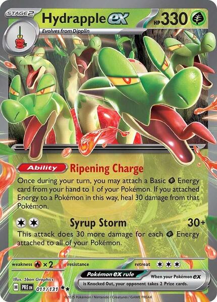 Hydrapple ex - SV Prismatic Evolutions - Holofoil - Near Mint (NM)