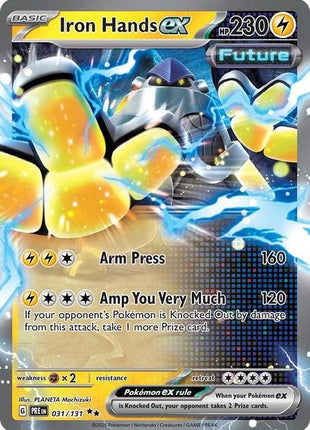 Iron Hands ex - 031/131 - SV Prismatic Evolutions - Holofoil - Near Mint (NM)
