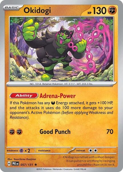 Okidogi - SV Prismatic Evolutions - Holofoil - Near Mint (NM)