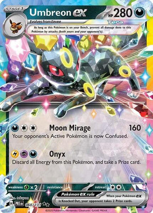Umbreon ex - 060/131 - SV Prismatic Evolutions - Holofoil - Lightly Played (LP)
