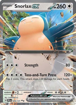 Snorlax ex - SV Prismatic Evolutions - Holofoil - Near Mint (NM)