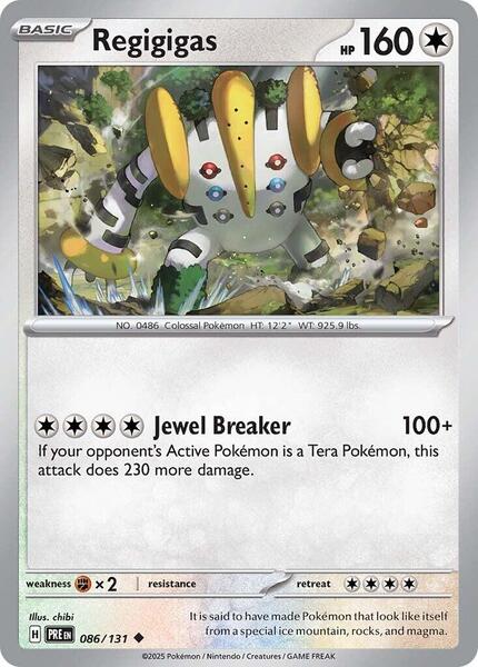 Regigigas - SV Prismatic Evolutions - Near Mint (NM)