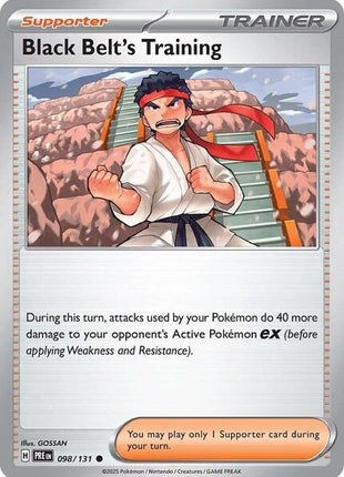 Black Belt's Training - 098/131 - SV Prismatic Evolutions - Reverse Holofoil - Near Mint (NM)