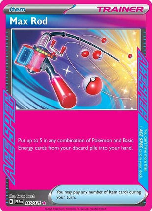 Max Rod - SV Prismatic Evolutions - Holofoil - Near Mint (NM)