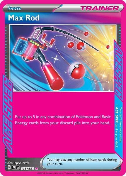 Max Rod - SV Prismatic Evolutions - Holofoil - Near Mint (NM)