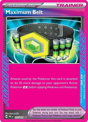 Maximum Belt - SV Prismatic Evolutions - Holofoil - Near Mint (NM)