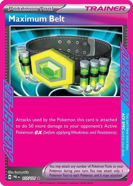 Maximum Belt - SV Prismatic Evolutions - Holofoil - Near Mint (NM)