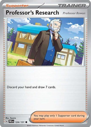 Professor's Research [Professor Rowan] - SV Prismatic Evolutions - Reverse Holofoil - Near Mint (NM)