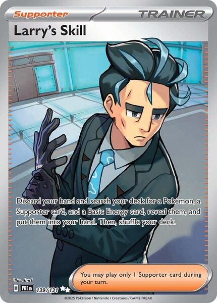 Larry's Skill - 139/131 - SV Prismatic Evolutions - Holofoil - Near Mint (NM)