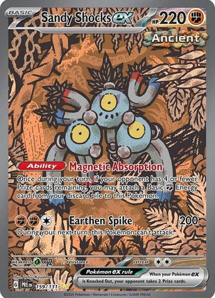 Sandy Shocks ex - 159/131 - SV Prismatic Evolutions - Holofoil - Near Mint (NM)