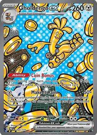 Gholdengo ex - SV Prismatic Evolutions - Holofoil - Near Mint (NM)