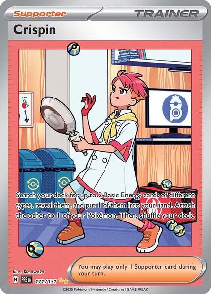 Crispin - 171/131 - SV Prismatic Evolutions - Holofoil - Near Mint (NM)