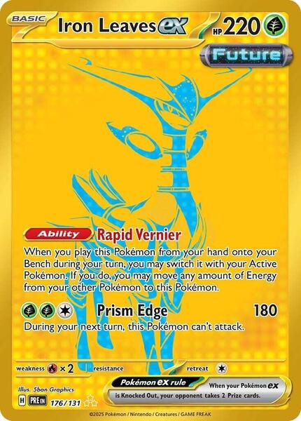 Iron Leaves ex - SV Prismatic Evolutions - Holofoil - Near Mint (NM)