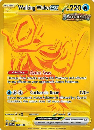 Walking Wake ex - SV Prismatic Evolutions - Holofoil - Near Mint (NM)