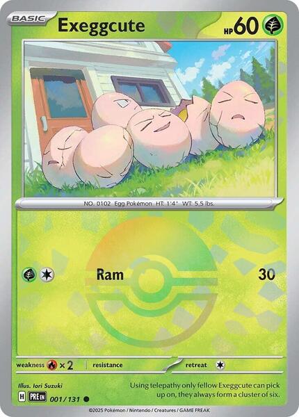 Exeggcute (Poke Ball Pattern) - SV Prismatic Evolutions - Holofoil - Near Mint (NM)