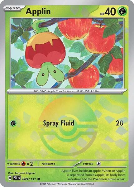 Applin (Poke Ball Pattern) - SV Prismatic Evolutions - Holofoil - Near Mint (NM)