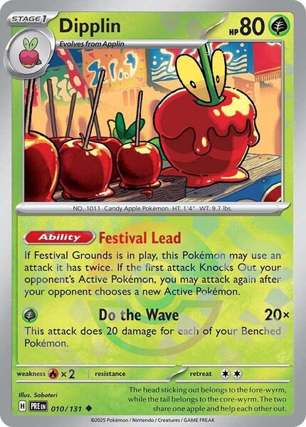 Dipplin (Poke Ball Pattern) - SV Prismatic Evolutions - Holofoil - Near Mint (NM)