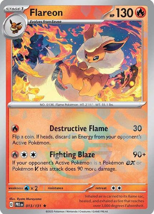 Flareon (Poke Ball Pattern) - SV Prismatic Evolutions - Holofoil - Near Mint (NM)