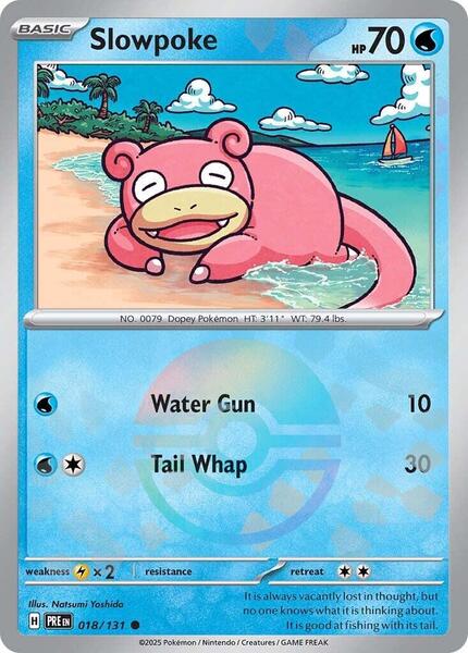 Slowpoke (Poke Ball Pattern) - SV Prismatic Evolutions - Holofoil - Near Mint (NM)