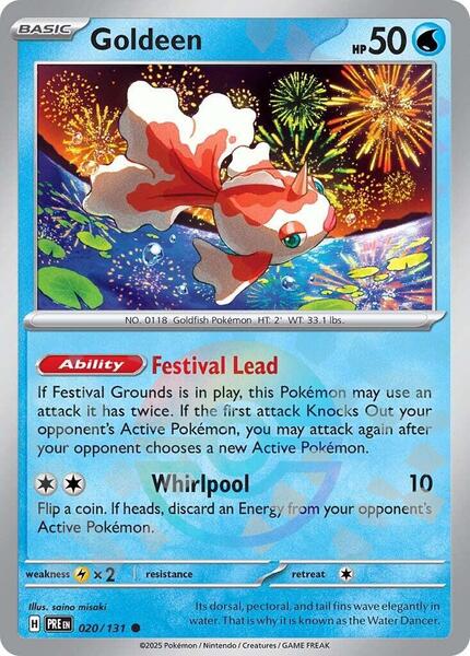 Goldeen (Poke Ball Pattern) - SV Prismatic Evolutions - Holofoil - Near Mint (NM)