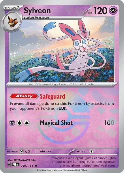 Sylveon (Poke Ball Pattern) - SV Prismatic Evolutions - Holofoil - Near Mint (NM)