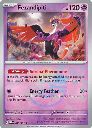 Fezandipiti (Poke Ball Pattern) - SV Prismatic Evolutions - Holofoil - Near Mint (NM)