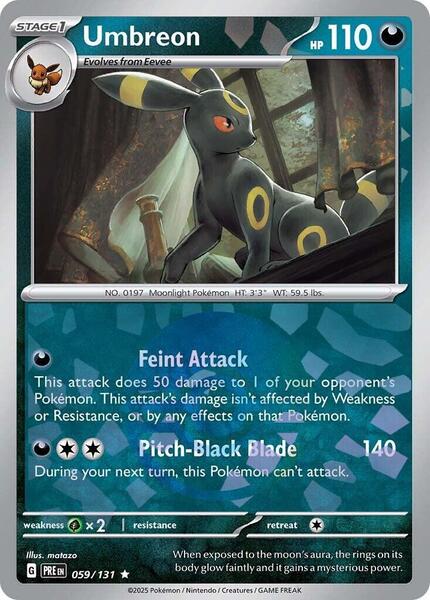 Umbreon (Poke Ball Pattern) - SV Prismatic Evolutions - Holofoil - Near Mint (NM)