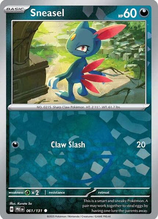 Sneasel (Poke Ball Pattern) - SV Prismatic Evolutions - Holofoil - Near Mint (NM)