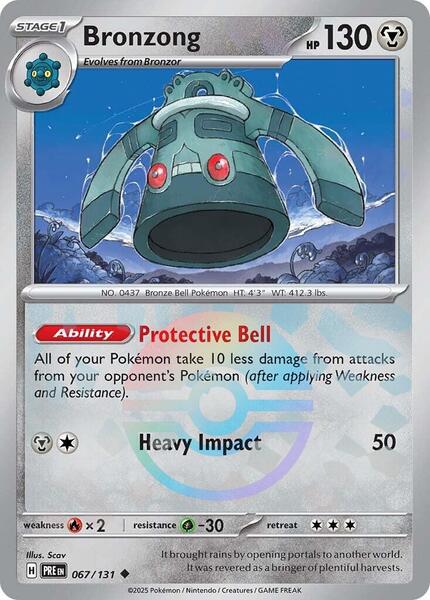 Bronzong (Poke Ball Pattern) - SV Prismatic Evolutions - Holofoil - Near Mint (NM)