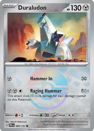 Duraludon (Poke Ball Pattern) - SV Prismatic Evolutions - Holofoil - Near Mint (NM)