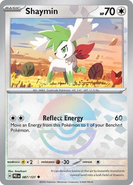 Shaymin (Poke Ball Pattern) - SV Prismatic Evolutions - Holofoil - Near Mint (NM)