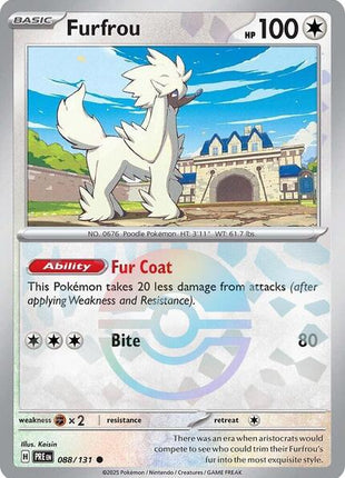 Furfrou (Poke Ball Pattern) - SV Prismatic Evolutions - Holofoil - Near Mint (NM)