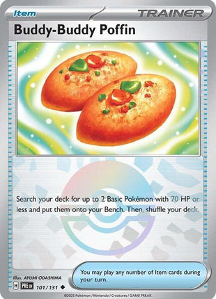 Buddy-Buddy Poffin (Poke Ball Pattern) - SV Prismatic Evolutions - Holofoil - Near Mint (NM)
