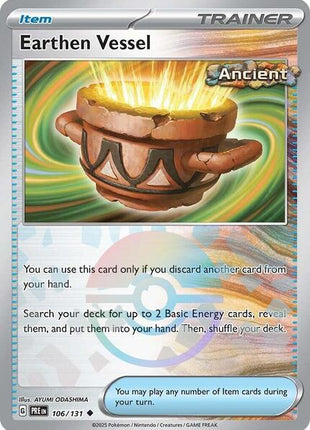 Earthen Vessel (Poke Ball Pattern) - SV Prismatic Evolutions - Holofoil - Near Mint (NM)