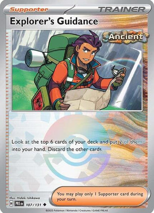 Explorer's Guidance (Poke Ball Pattern) - SV Prismatic Evolutions - Holofoil - Near Mint (NM)