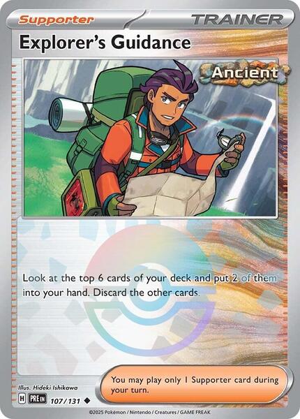 Explorer's Guidance (Poke Ball Pattern) - SV Prismatic Evolutions - Holofoil - Near Mint (NM)