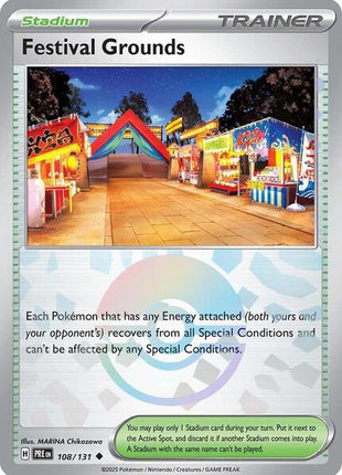 Festival Grounds (Poke Ball Pattern) - SV Prismatic Evolutions - Holofoil - Near Mint (NM)