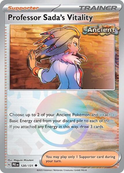 Professor Sada's Vitality (Poke Ball Pattern) - SV Prismatic Evolutions - Holofoil - Near Mint (NM)