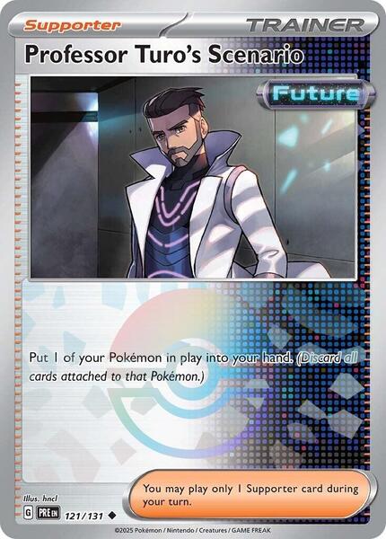 Professor Turo's Scenario (Poke Ball Pattern) - SV Prismatic Evolutions - Holofoil - Near Mint (NM)