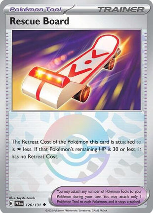 Rescue Board (Poke Ball Pattern) - SV Prismatic Evolutions - Holofoil - Near Mint (NM)